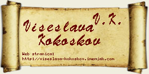 Višeslava Kokoškov vizit kartica